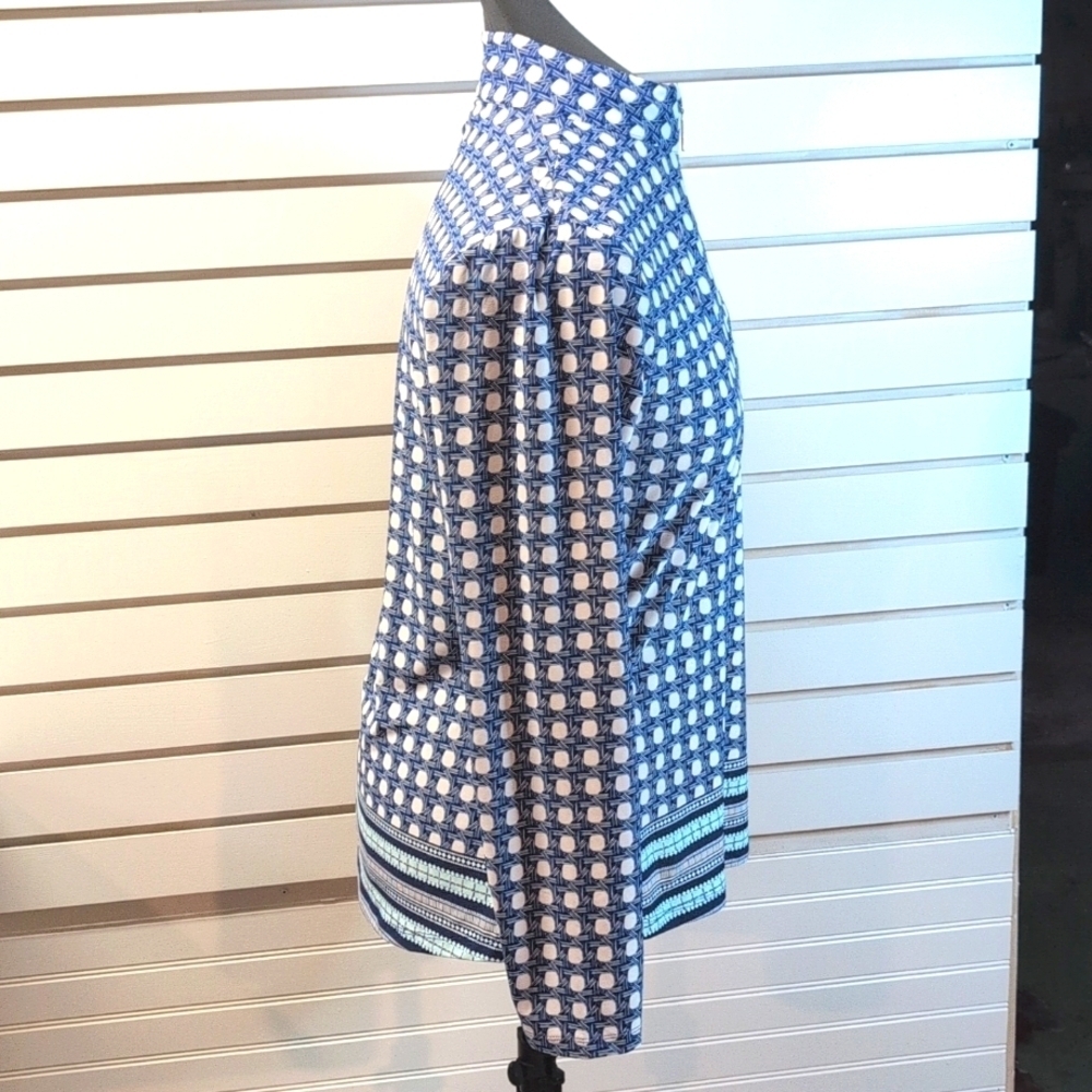 Cabana Life® X Talbots Half Zip Sportshirt - Playful Palms NWOT Size Large - Picture 4 of 11